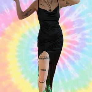 Black Sleeveless Formal Dress